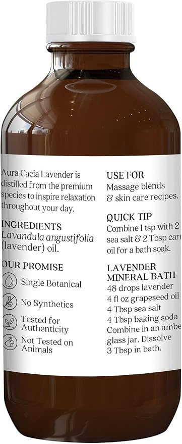 Aura Cacia Essential Oil, Calming Lavender, 4 fluid ounce