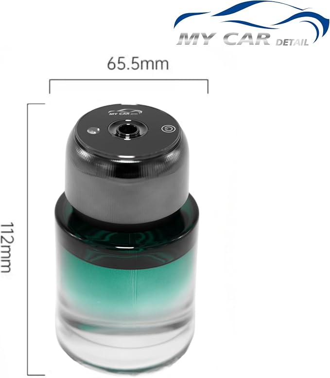 Smart Air Freshener, MyPerfume Car Diffuser – USB Aromatherapy Essential Oil Humidifier, Mini Portable Scent Diffuser for Car, Home & Office – Mychance 160ml