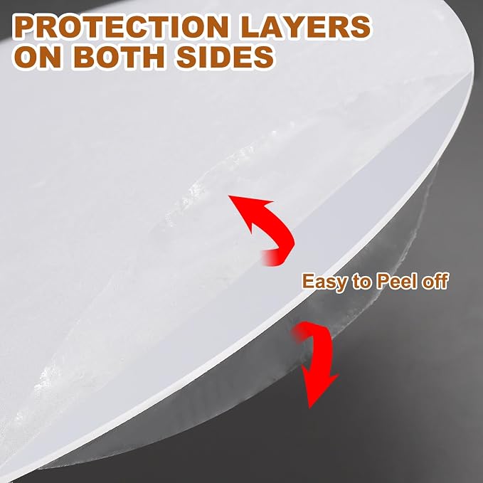 PATIKIL Lampshade Diffuser, 7.5" Diameter Round Diffuser for Drum Lampshades Pendants Light, DIY Light Shield, Frosted White