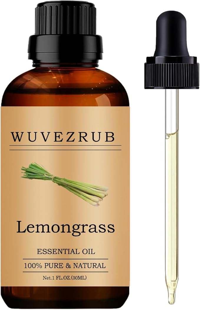 Lemongrass Essential Oils, 30ML Pure and Natural Essential Oil for Aromatherapy Diffuser - Lemongrass / 1 Fl Oz