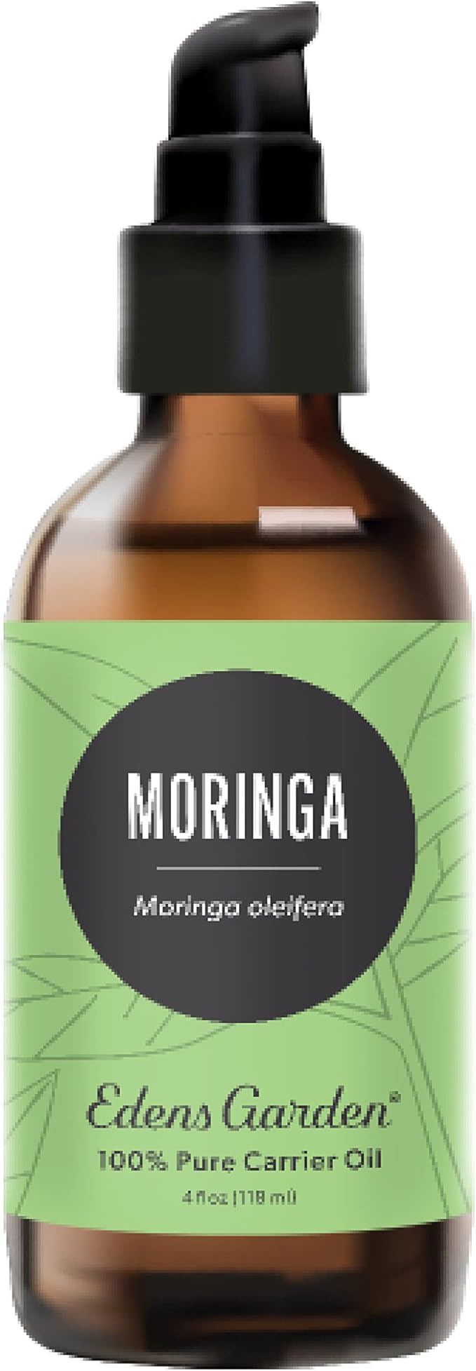 Edens Garden Moringa Carrier Oil- 100% Pure Premium Hexane Free, Natural Anti-Aging Moisturizer for Face, Skincare, Body, Hair, Scalp & Nail Care, Massage, Diluting Essential Oils 118 ml (4 fl oz)