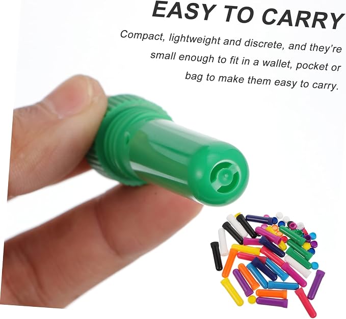 NOLITOY 30pcs Reusable Aromatherapy Tubes Essential Oil Filters for Intake Breathing