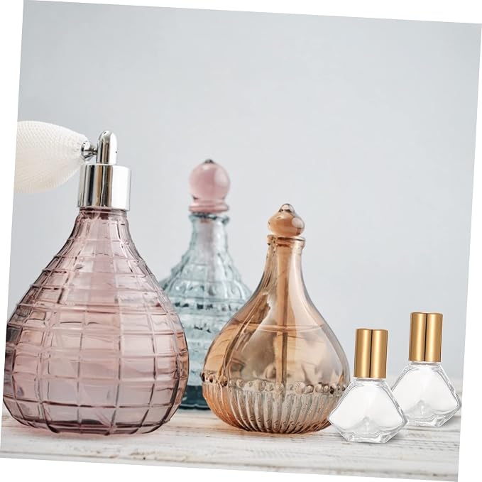DOITOOL 8ml Essential Oil Roller Bottles Set Leakproof Roller Bottle Kit for Aromatherapy Portable Mini Perfume Bottles