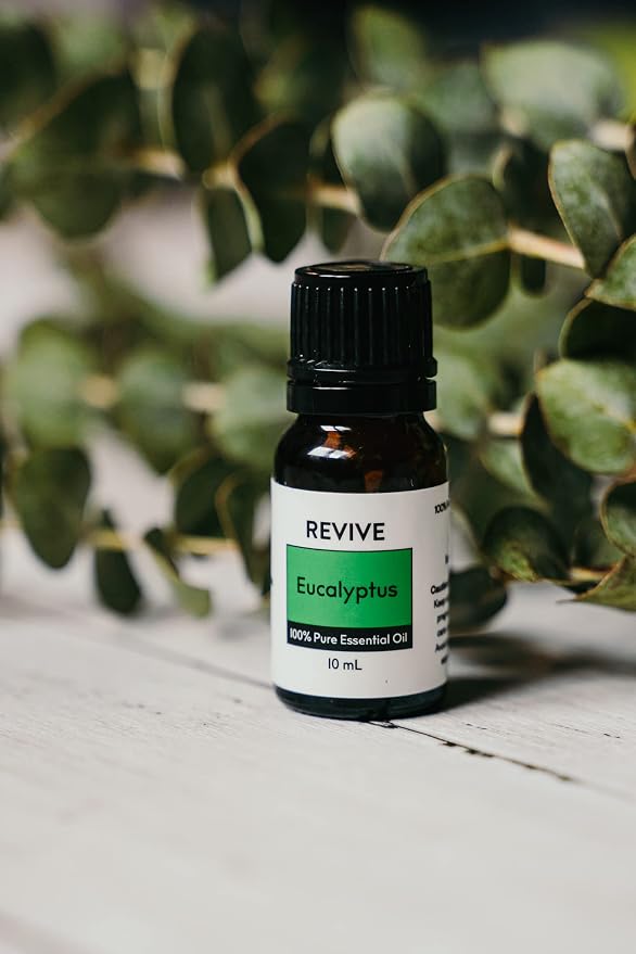 Eucalyptus Essential Oil by Revive Essential Oils - REVIVEEO - 100% Pure Therapeutic Grade, for Diffuser, Humidifier, Massage, Aromatherapy, Skin & Hair Care