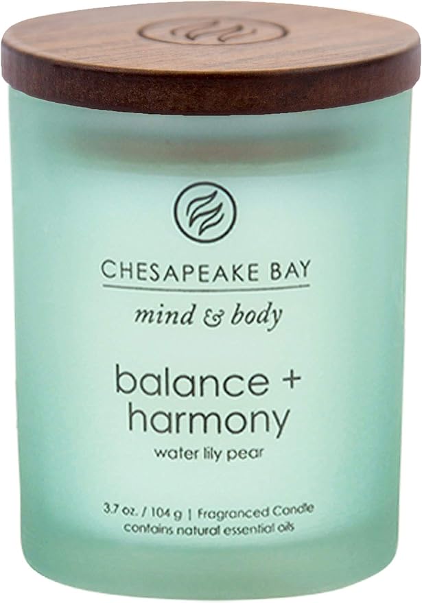 Chesapeake Bay Candle Peace + Tranquility, Balance + Harmony, Serenity + Calm Scented Candle Gift Set, Small Jar (3-Pack), Assorted