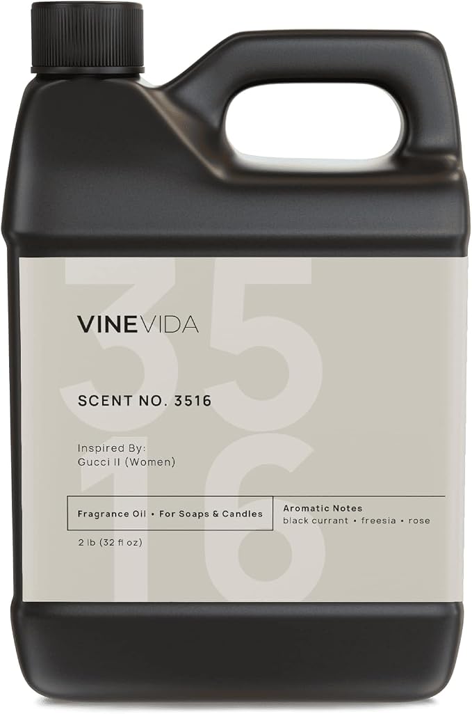 VINEVIDA Scent NO. 3516 Fragrance Oil - 32oz (2lbs) - Fragrance Oil for Candle Making - Made in USA Candle Scents Scents for Soap Making