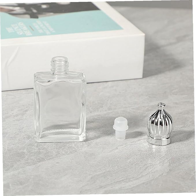 MAGICLULU 3pcs 15ml Glass Roller Bottles Set with Metal Roller Balls Refillable Essential Oil Bottles for Travel and Fragrance Portable Aromatherapy Kit in Gold Silver and Black