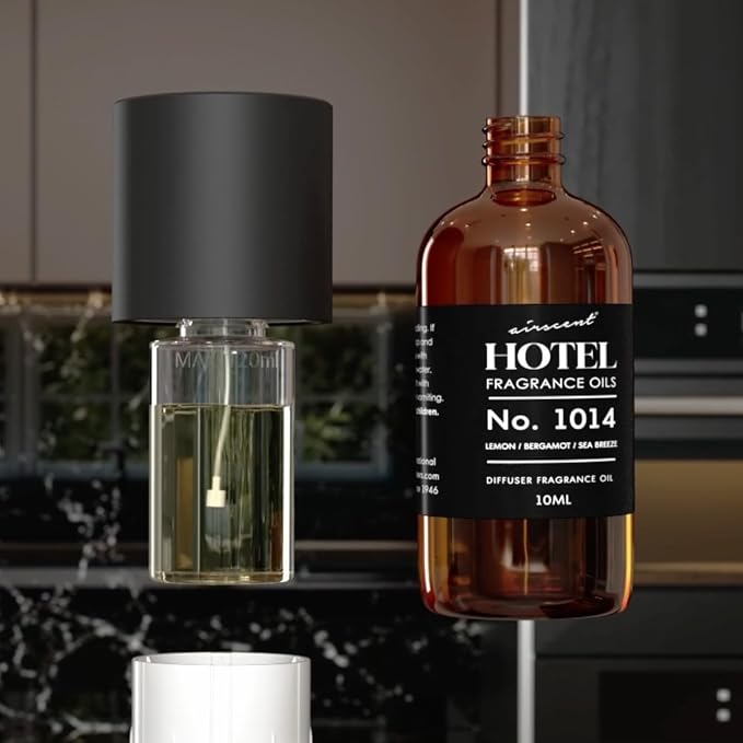 AirScent 120 mL Refillable Plastic Bottle Specificially Designed for Our Large Waterless Diffuser - Fragrance Oil Replacement Container - Diffuser Bottle Ideal for Interchanging Fragrance Oils