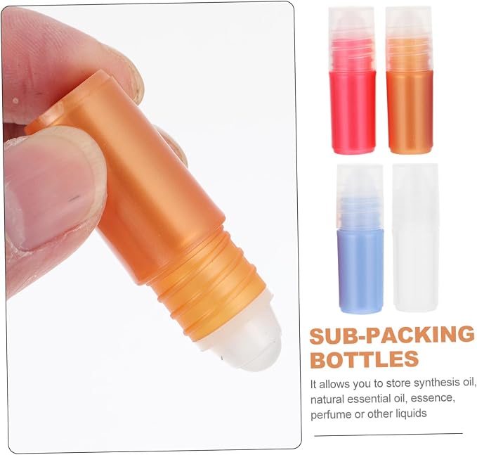1set Refillable Essential Oil Bottles Kit for Aromatherapy Portable Easy to Clean for Perfume Massage Oils and Daily Care 20pcs