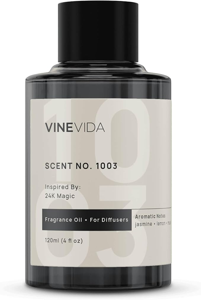 VINEVIDA (4oz) Hotel Fragrance Diffuser Oil - Hotel Scents Diffusers for Home - Cold Air Diffuser Oil - Hotel Scent Essential Oil - Scent No.1003 Inspired by W Hotel