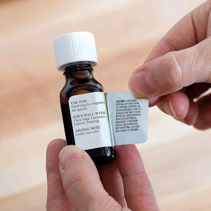 Aura Cacia 100% Pure Tea Tree Essential Oil | GC/MS Tested for Purity | 15 ml (0.5 fl. oz.) | Melaleuca alternifolia