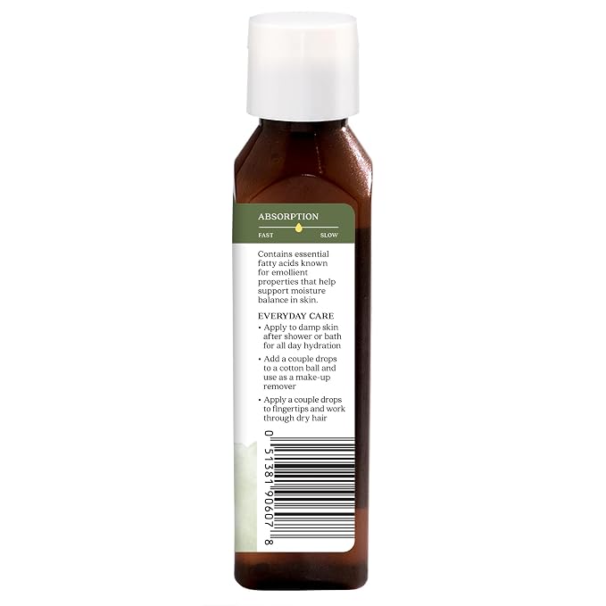 Aura Cacia Organic Skin Care Oil, Nurturing Sweet Almond, 4 Fluid Ounce
