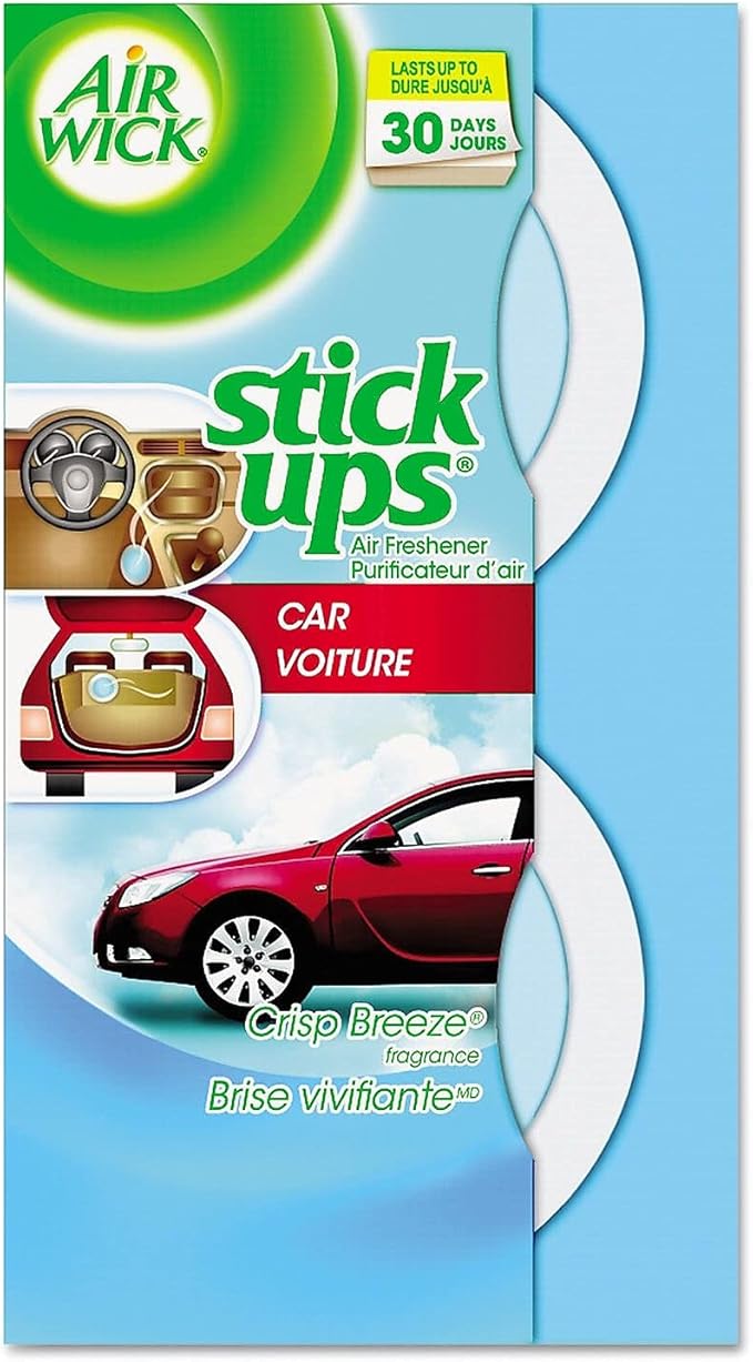 Air Wick Stick Ups Air Freshener, Crisp Breeze, 2 Count