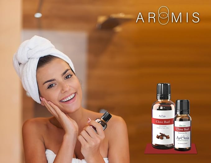 ArOmis Clove Bud Essential Oil - 100% Pure Therapeutic Grade - Undiluted, Premium Oil - 150 Micron Filtered, Perfect for Aromatherapy Diffusers (10ml / .34 fl oz)
