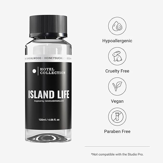 Hotel Collection Diffuser Oil - Island Life - Aromatherapy Essential Fragrance Oil - Ocean, Sandalwood and Honeysuckle - 120ML 4.1 Fl oz
