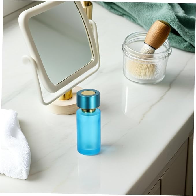NOLITOY Portable Glass Perfume Refill Bottle Cap Travel-friendly Atomizer for Fragrance and Stylish Design for Easy Application