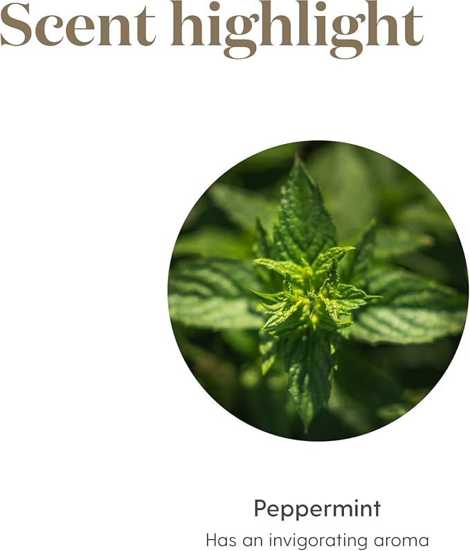 Young Living Peppermint Essential Oil | 5 ml | Refreshing Mint Aroma for Invigoration, Soothing Comfort, & Cognitive Clarity | Perfect for Diffusion, Topical Use, & Massage