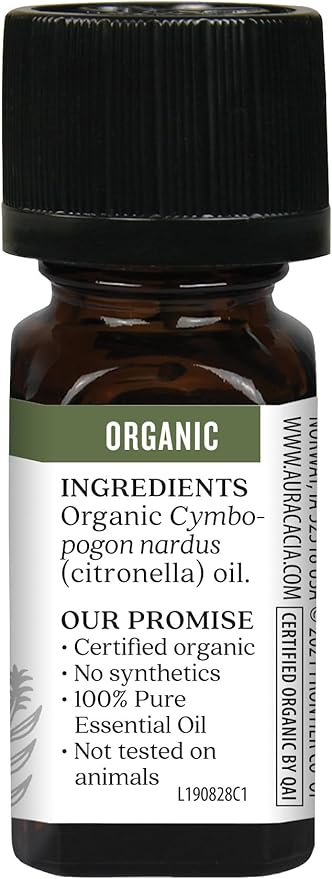 Aura Cacia Aromatherapy 100% Organic Essential Oil, Oregano - 0.25 Oz (Packaging May Vary)