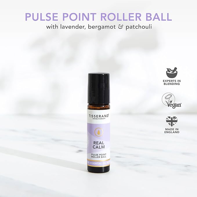 Tisserand Aromatherapy - Real Calm Pulse Point Roller Ball, 10 ml