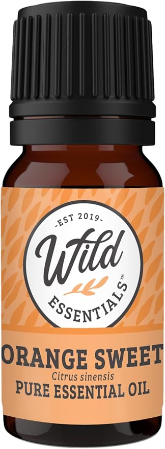 Wild Essentials 4-Piece 100% Pure Therapeutic Grade Essential Oil Sampler Set - Aromatherapy Gift Set - Includes Lavender, Peppermint, Lemongrass and Orange- 5ml Bottles