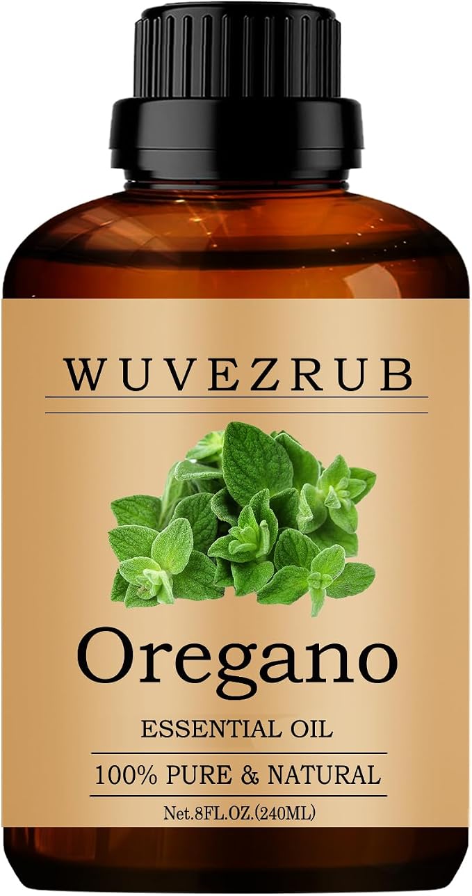 Oregano Essential Oils, 240ML Pure and Natural Essential Oil for Aromatherapy Diffuser - Oregano /8 Fl Oz