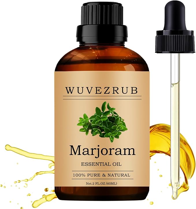 Marjoram Essential Oils 60ML, 100% Pure and Natural Essential Oil for Aromatherapy Diffuser - 2 Fl Oz/Marjoram