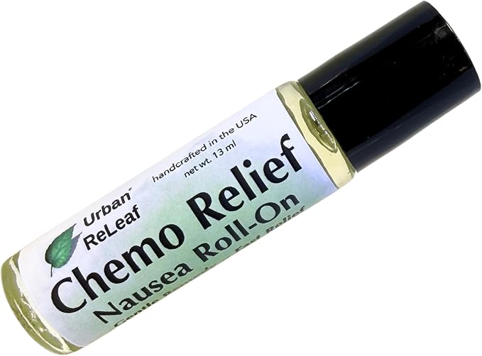 Urban ReLeaf Chemo Relief Nausea Roll-On | Gentle Remedy, Fast Relief, Soothing Aromatherapy, Upset Stomach & Side Effects, Natural Essential Oils