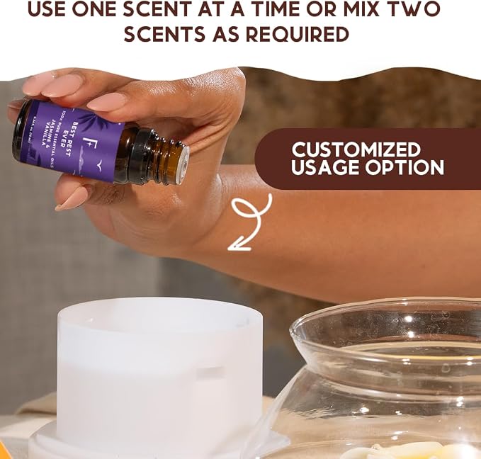 Folkulture Essential Oils - Set of 5 (0.34 fl oz x 5) |Sleep Essential Oils for Diffusers for Home, Aromatherapy, Relaxation | Lavender, Rosemary, Vanilla, Eucalyptus, Scents for Sweet Dream- Sleep