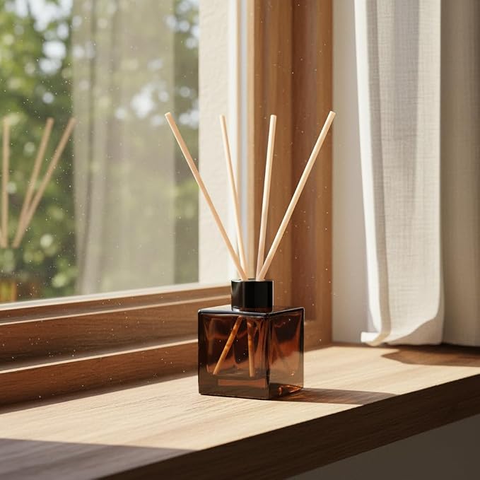 12 inch (30cm) Black Fiber Stick Replacement Fragrance Reed Diffuser Sticks Set of 100