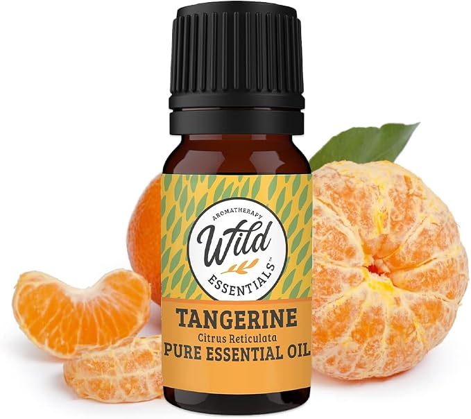 Wild Essentials Tangerine 100% Pure Essential Oil - 10ml, Therapeutic Grade, Made and Bottled in The USA, Uplifting, Calming
