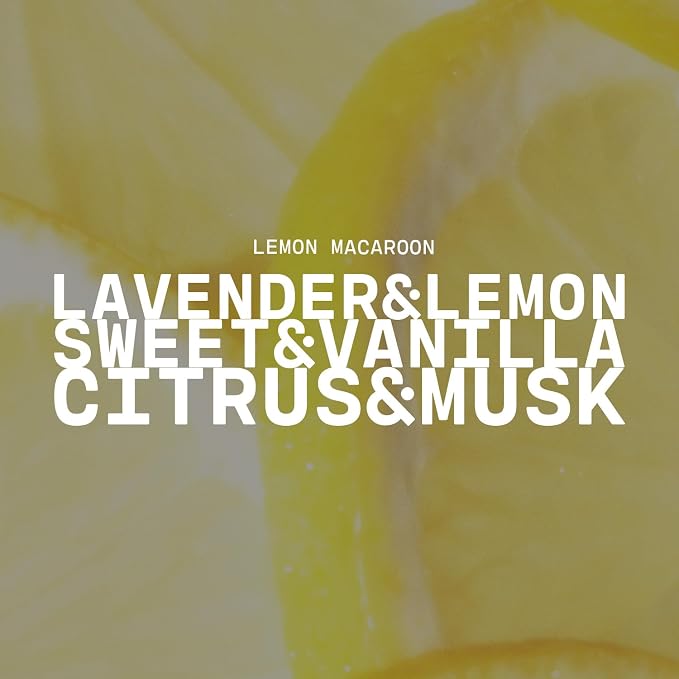 Milkhouse Candle Company Lemon Macaroon Soy Candle - Vanilla | Lemon | Citrus Scented - 14 oz Milkbottle with LId, 90+ Hour Burn Time, Made in the USA