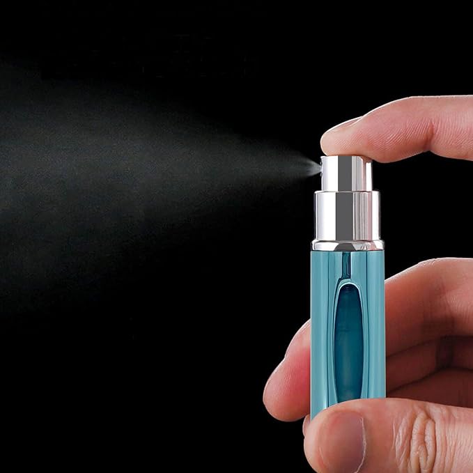 Atomizer Sprayer for Perfume, Travel Size Perfume Refillable Bottle Cologne Spray Bottles Empty Small and Portable, Easy to Filling Suitable for Traveling, Business, Outgoing(5ml, 6PCS)