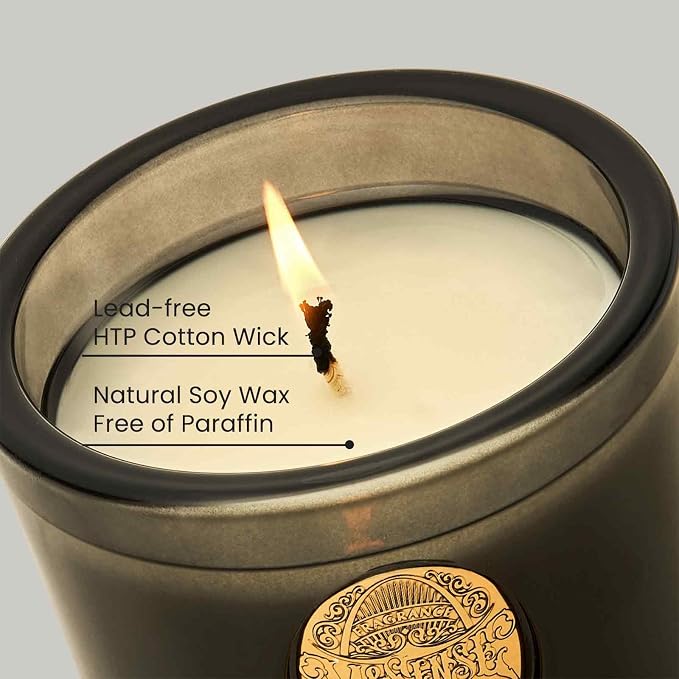 M&SENSE OudWood Intense Scented Candle| Masculine Candles for Home Scented, Gift for Women and Men| 9.2 oz Soy Wax Candle for Relaxation, Gifting