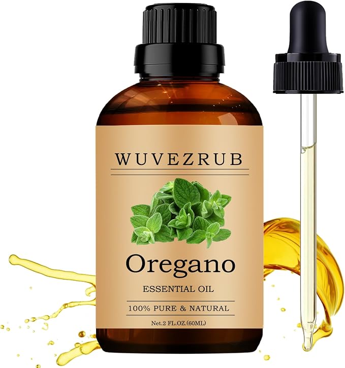 Oregano Essential Oils 60ML, 100% Pure and Natural Essential Oil for Aromatherapy Diffuser - 2 Fl Oz/Oregano