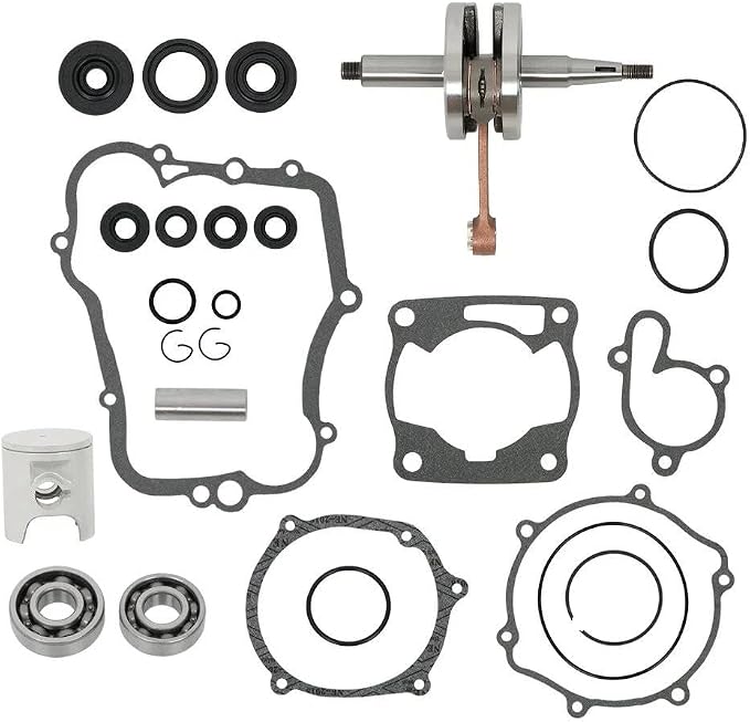 RIVERTON CANDLE & BATH for Yamaha YZ80 1993-2001 Engine Rebuild Kit Crankshaft & Piston with Gaskets