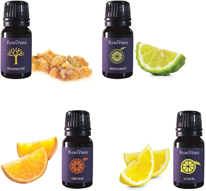 floraVerve Essential Oils Collection, Build Your Own Collection, 5 x15ml Natural Aromatherapy Essential Oils Customized Set (myFloraPack 5x15ml)
