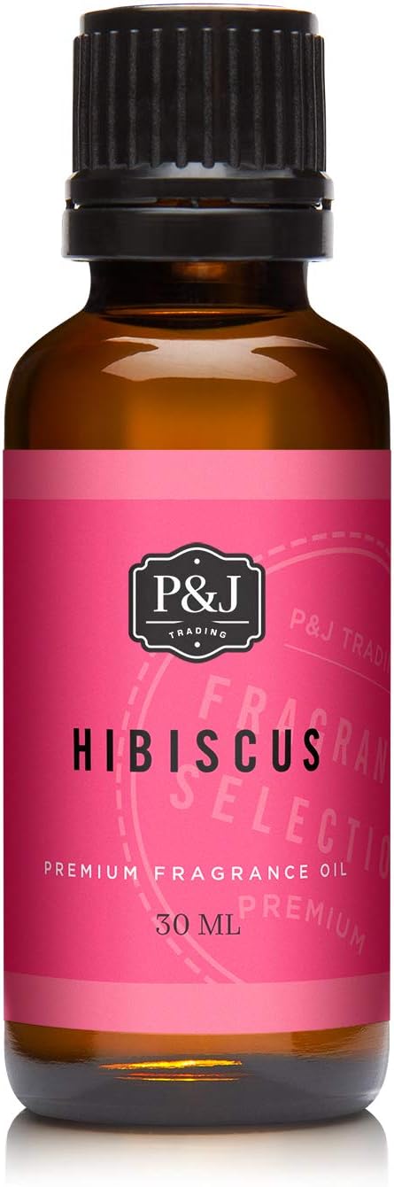 P&J Trading Fragrance | Hibiscus Oil 30ml - Candle Scents for Candle Making, Freshie, Soap Making Supplies, Diffuser Oil Scents
