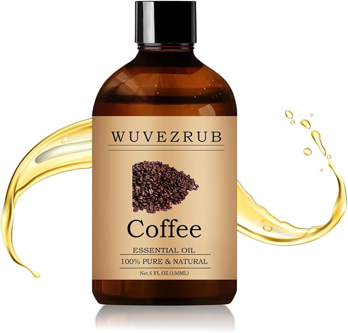 Coffee Essential Oil– Huge 5 Fl Oz, 100% Pure and Natural Essential Oils for Diffuser, Aromatherapy, Soap and Candle Making, Premium Grade Coffee Oil-150ML