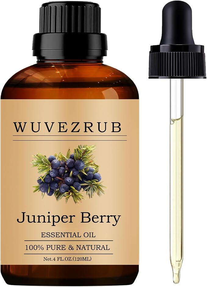 Juniper Berry Essential Oils, 120ML Pure and Natural Essential Oil for Aromatherapy Diffuser - Juniper Berry /4 Fl Oz