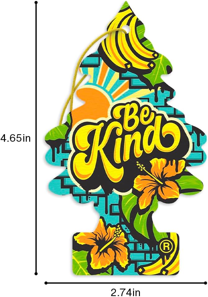 LITTLE TREES Car Air Freshener | Hanging Tree Provides Long Lasting Scent for Auto and Home | 24 Air Fresheners |Be Kind