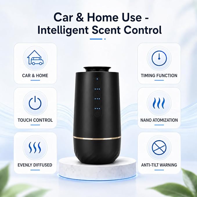 Ziweo Waterless Diffuser for Car - Easy to Carry
