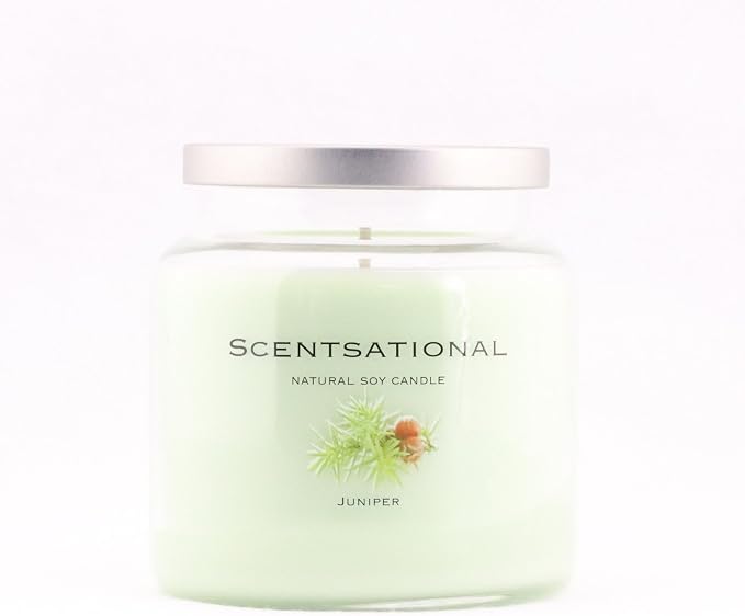 Scentsational Soaps & Candles Natural Soy Wax Candle Juniper