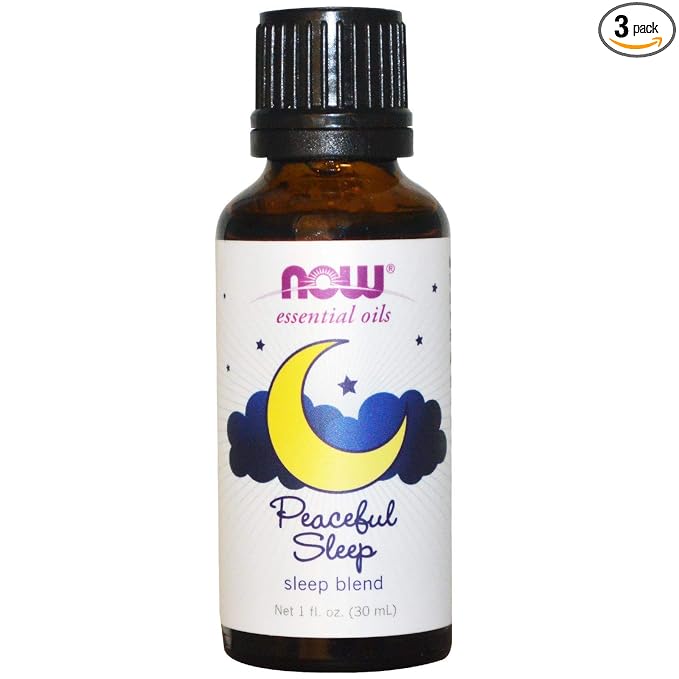 Peaceful Sleep Oil Blend, 1 oz by Now Foods (Pack of 3)