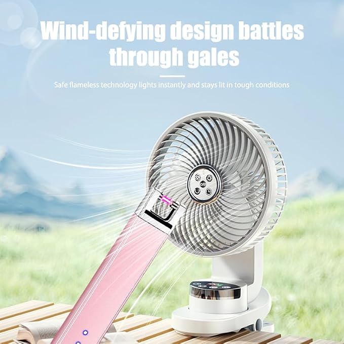 Candle Lighter Electric Arc Lighters for Candle, Long Neck Flameless & Windproof Rechargeable USB, Camping BBQ (Black)
