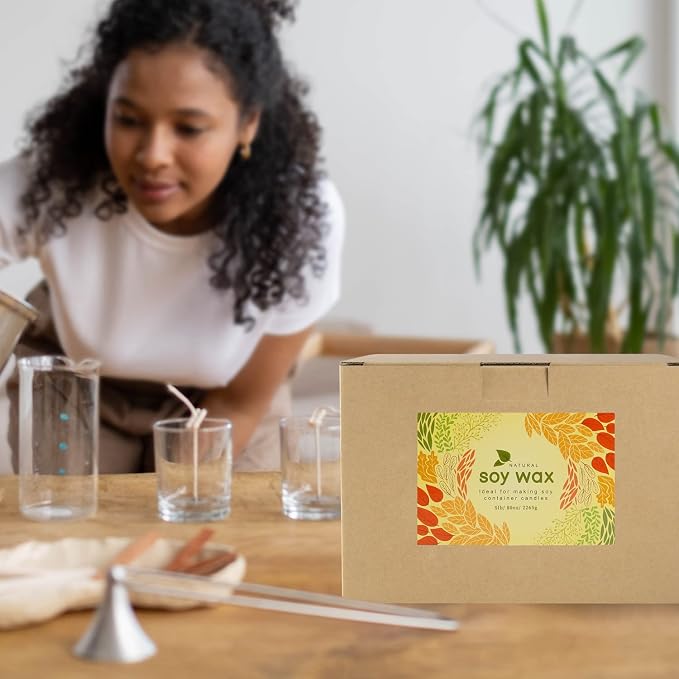 Pure Soy Wax for Making Candle-DIY Soy Wax Candle-5 Pound Bag