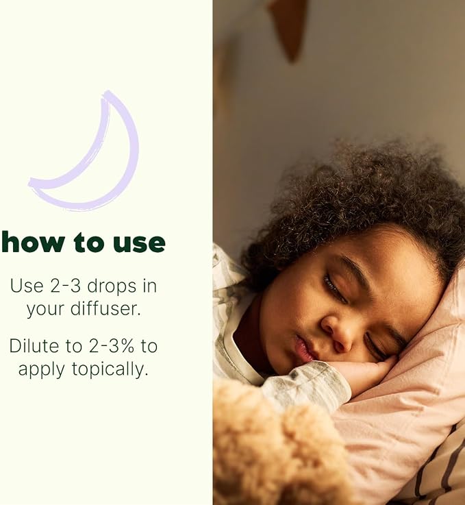Plant Therapy Kids Sweet Slumber Essential Oil Blend 30 mL (1 oz) 100% Pure, Undiluted, Relaxing Aromatherapy for Sleep