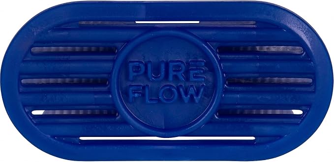PUREFLOW Cabin Filter Air Freshener with Odor Eliminator – Fits on Most Car, Truck, and SUV Cabin Air Filters - New Car (1 Pack)
