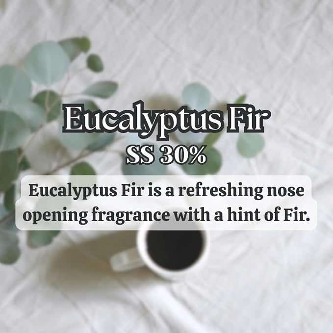 Eucalyptus Fir from Our Spa Collection - 30% SS - Perfect for Adding Aroma to Freshies, Candles, Soaps, and Diffusers - 4 oz