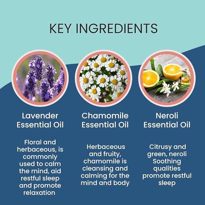 Sweet Dreams Bedtime Relaxation Aromatherapy | Night Time Unwind Support Aromatherapy Roll-On w/Lavender, Neroli & Chamomile Essential Oils | Stocking Stuffer Idea