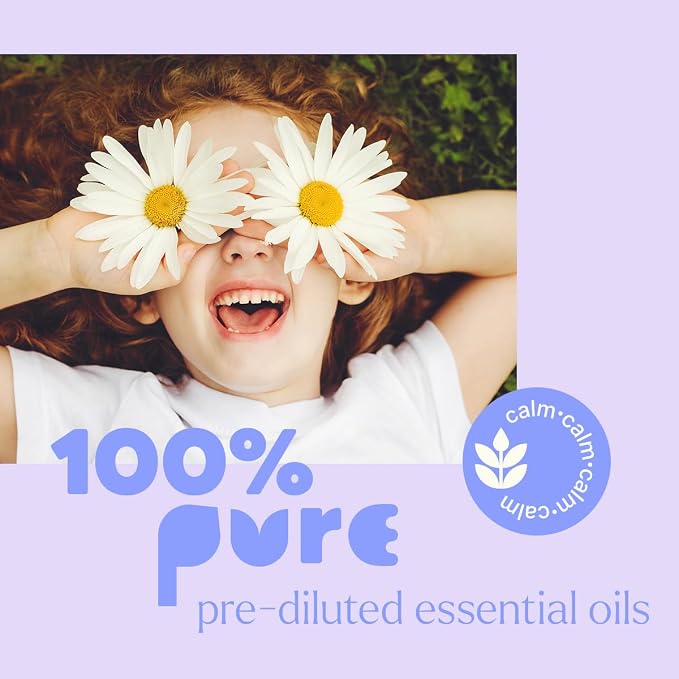 Plant Therapy Kids Hocus Focus Essential Oil Blend Pre-Diluted Roll-On 10 mL (1/3 oz) Aromatherapy Blend for Focus, Attention, and Concentration, KidSafe